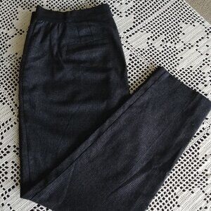 Reitman's Polyester Pants, Grey/ Black, Size 6P , Side Pockets Good Condition.
